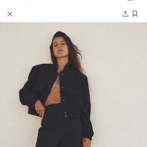 SOLD SOLD Zara Cropped Bomber - Size S